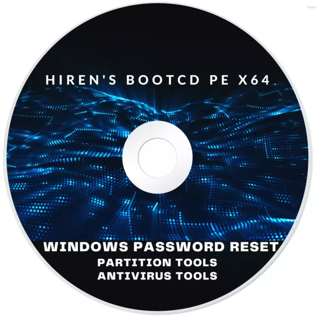 Hirens BootCD PE X64 - Reset Windows Password Recover Failed To Boot Antivirus