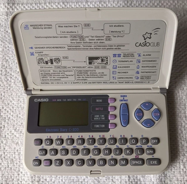CASIO C300 My Magic Diary inkl. Anleitung Vintage Rarität