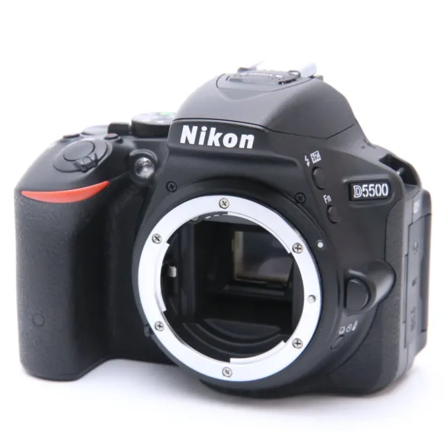 Nikon D5500 24.1MP Digital SLR Camera Body (Black) -Near Mint- #109