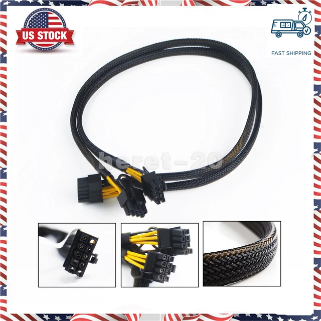6-Pin To Mini 6-Pin PCIe GPU Power Cable – 35cm, For Mac Pro G5 & PC Graphics Cards