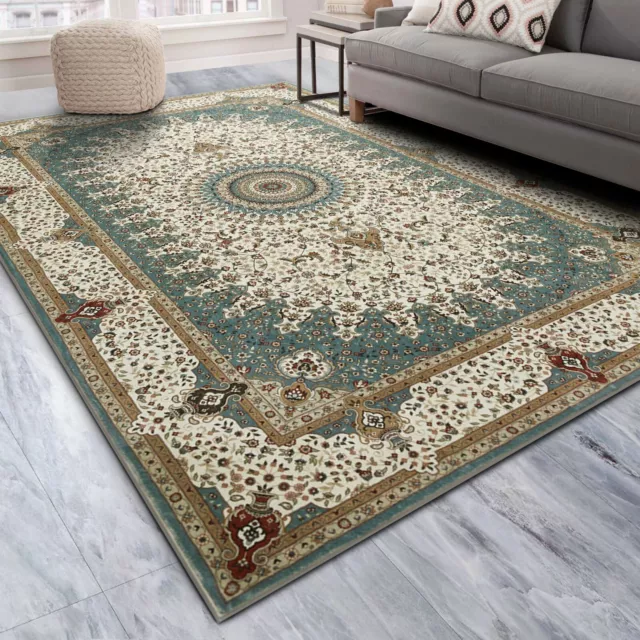 Extra Large Traditional Rugs Non Slip Hallway Runner Bedroom Living Room Carpet 2