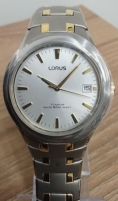 Lorus titanium chronograph water 50m 2025 resist
