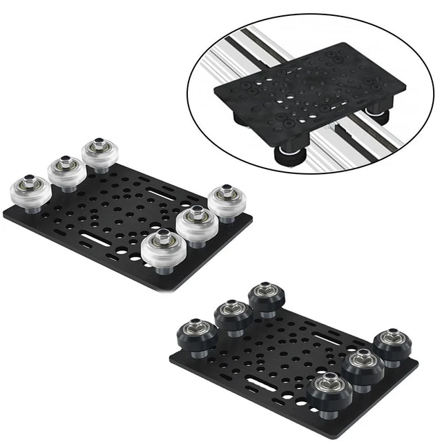 Kit de poulie Plaque coulissante portique V-fente Pièces d'imprimante 3D