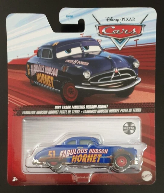 DISNEY PIXAR CARS Dirt Track Fabulous Hudson Diecast Car By