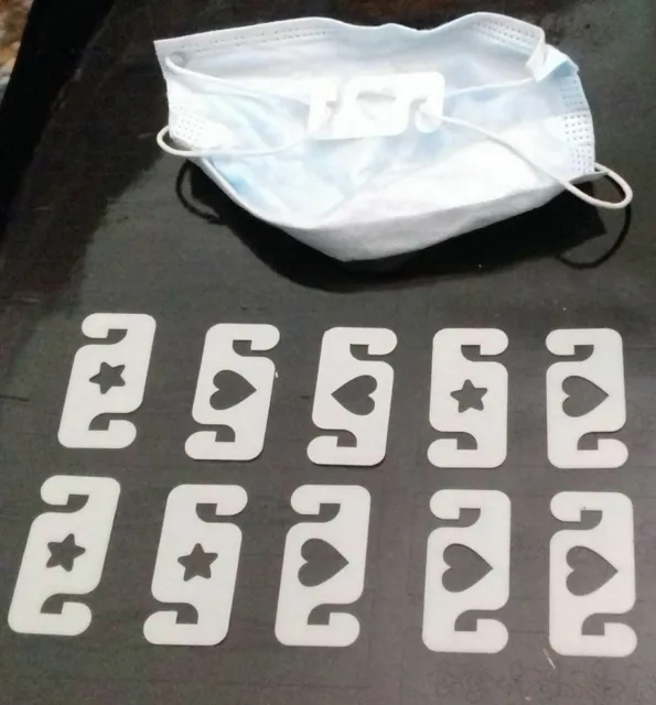 25 x clips pour attacher masques faciaux serrés plastique Mylar sécurisé sécurité facile à utiliser