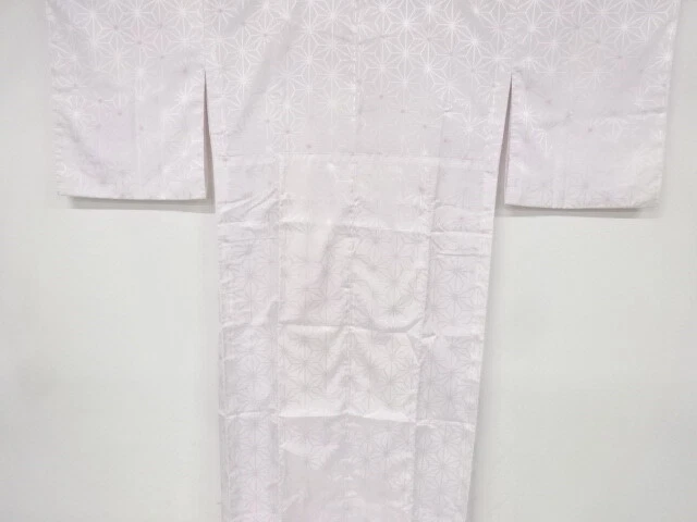 6685168: Japanese Kimono / Vintage Hitoe Juban / Woven Asanoha