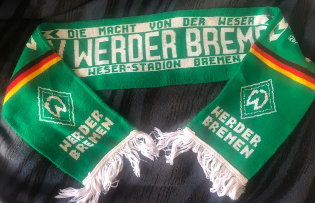 1990s SV Werder Bremen Scarf Die Macht Von Der Weser