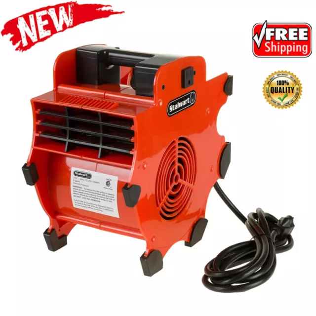 Adjustable Industrial Fan Blower 3 Speed Mechanics Floor Carpet Dryer Heavy Duty