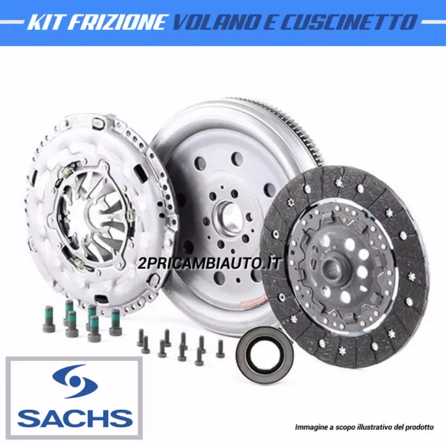 Kit Frizione Volano Bimassa E Cuscinetto Audi A3, Seat Leon, Vw Golf Vi 1.6 Tdi