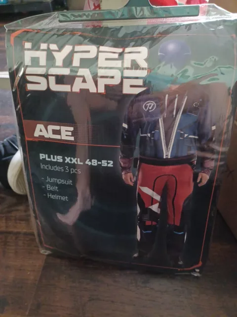 Hyperscape Ace Costume Costume Halloween Adult Up To Size XXL