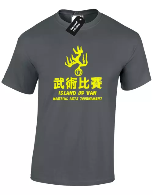 Island Of Han Mens T Shirt Kung Fu Dragon Karate S - 5Xl