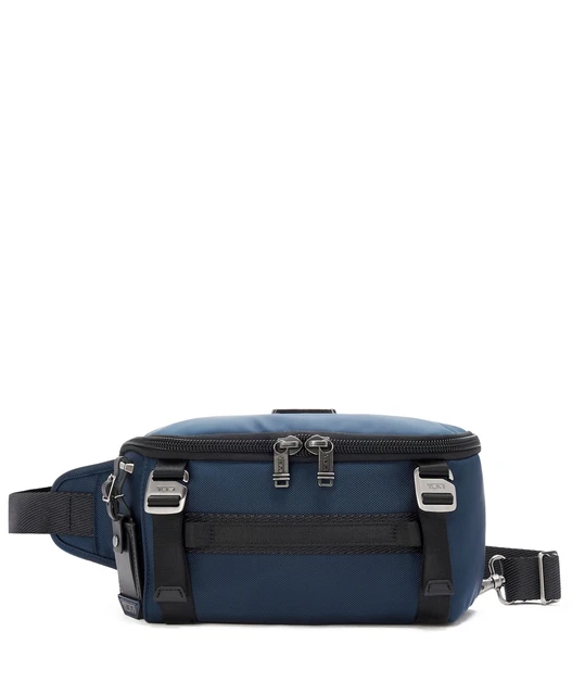TUMI ALPHA BRAVO Platoon Sling bag NAVY 0232799NVY MSRP $325 100% Authentic