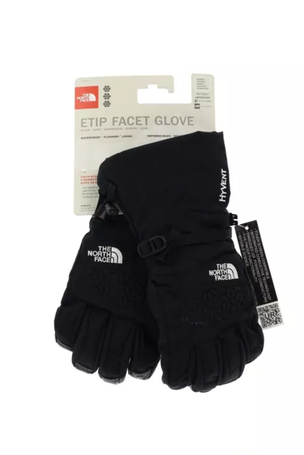 The North Face 166600 Womens Etip Facet Cold Weather Gloves Black Size XS