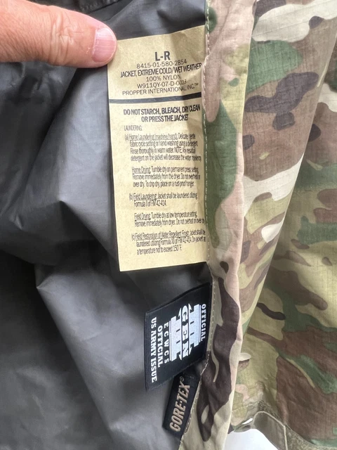 Usgi Ecwcs Multicam Gen Iii Level 6 Extreme Cold/Wet Weather Jacket - Large Reg 2