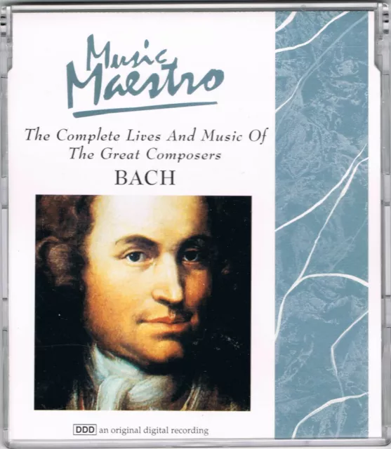 Bach - Music Maestro Collection (CD with VHS Video 1992)