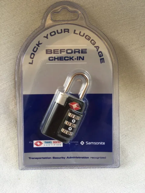 Travel Sentry Airport TSA Approved Lock Lock Your Luggage Before Check In Sealed