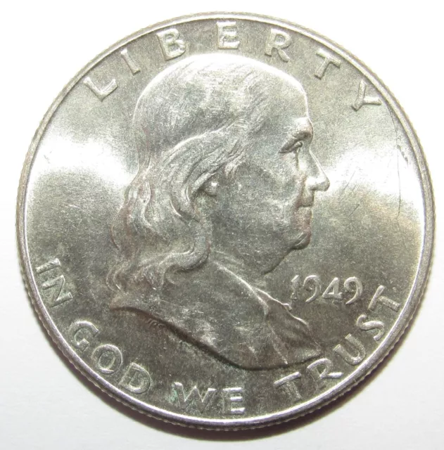 1949 Franklin Half Dollar FBL CHOICE BU (G132)