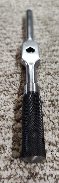 NOS STARRETT TAP WRENCH No 91-B 3/16"-1/2" CAPACITY