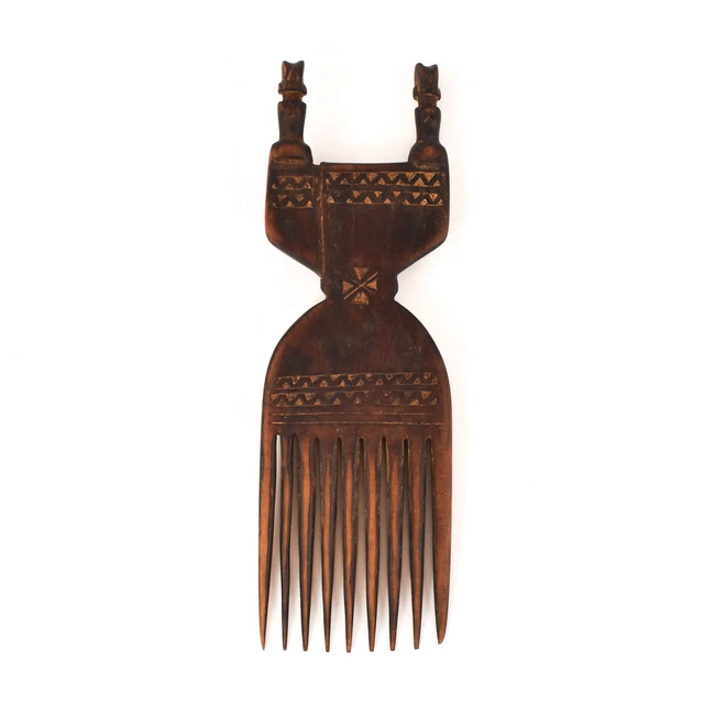 Peine figurativo Nyamwezi Mwana Hiti Tanzania arte africano
