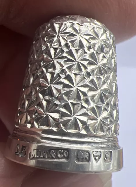 Victorian Marion & Co. Silver Thimble. Hallmarked Chester