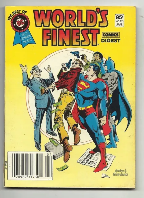 Best of DC Blue Ribbon Digest #20 World's Finest - Superman - Batman - FN/VF 7.0