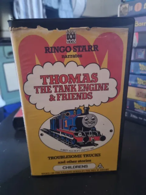 Thomas Tank Engine & Friends: Troublesome Trucks - VHS 1987 - Clamshell - V11