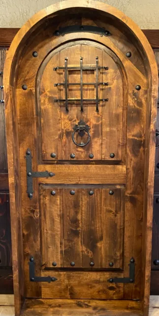 Rustic alder solid old growth lumber wine room solid speakeasy cage Ready 2 ship