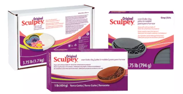 Sculpey "Original" Soft Oven-Bake Polymer Clay - Terracotta (454g / 795g / 3.6kg