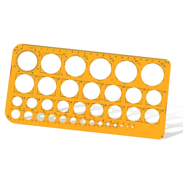 Stencil Cerchio Regolabile In Acciaio - Disegno Cerchi Perfetti Da 25-78mm - Foto 3