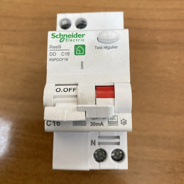 Interrupteur Différentiel Schneider Electric 63A 30mA Type F, A, SI - Référence R9PRF463 - Neuf D'origine