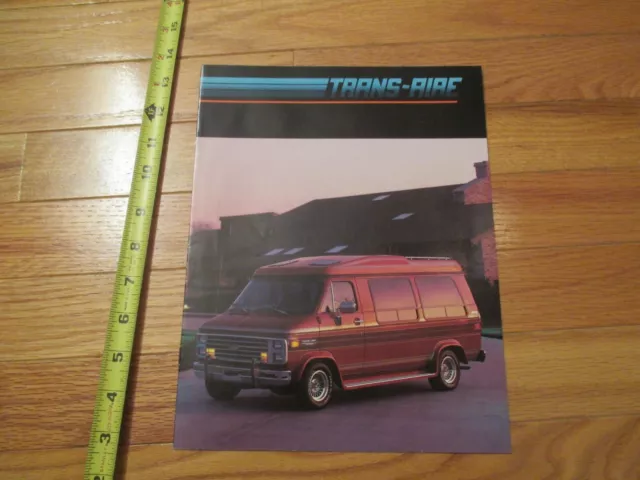 Trans Aire Custom Vehicles Van Car Auto Dealer showroom Sales Brochure