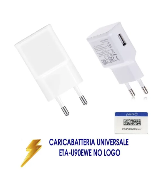 CARICABATTERIE  CHARGER per SAMSUNG APPLE IPHONE HUAWEI PRESA USB