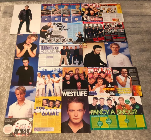 WESTLIFE Magazine Cuttings (Shane Filan Kian Egan Brian McFadden)