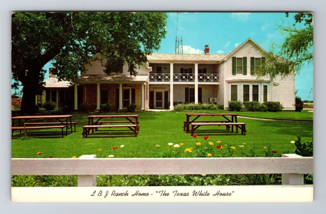 Stonewall TX-Texas, LBJ Ranch House, Exterior, White House, Vintage Postcard