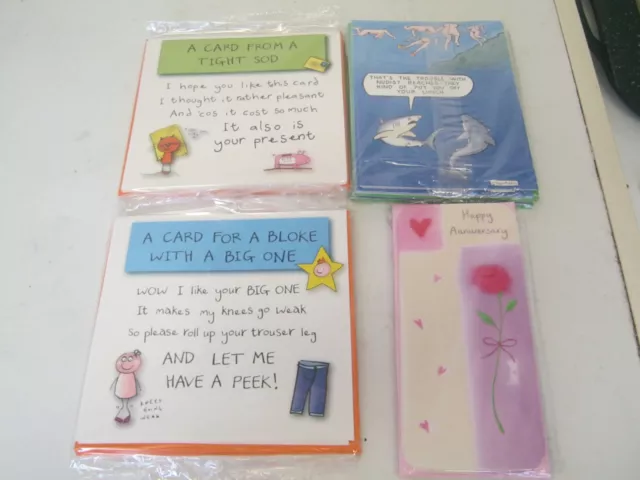 Job Lot Of 30 Humerous Birthday And Anniversary Cards