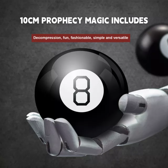 1-3x Black 8 Predict Magic Ball Party Prop Xmas Gift for Kids Fun Spherical Toy 2