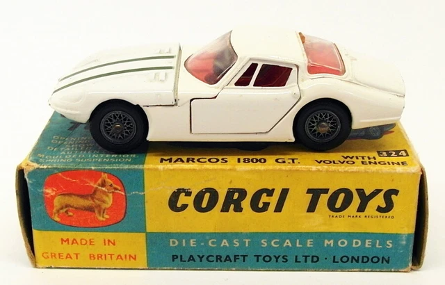 Corgi Marcos GT 1/44 – N°324 – Miniature Neuve Sous Emballage – Collection Ixo
