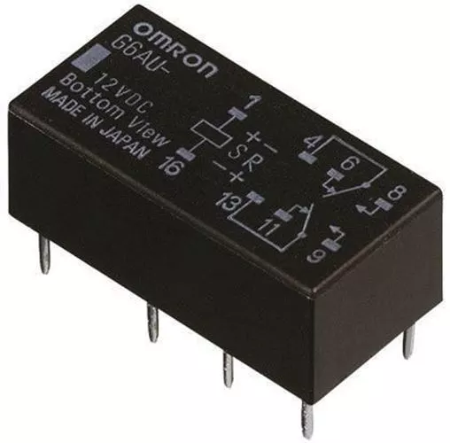 1 x 1 x DPDT PCB Halterung Verriegelungsrelais 2 A, 24 V DC für den Einsatz in Signalanwendungen