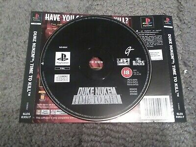 Duke Nukem: Time to Kill for Sony Playstation 1 PS1 Game Disc Only *Rare*