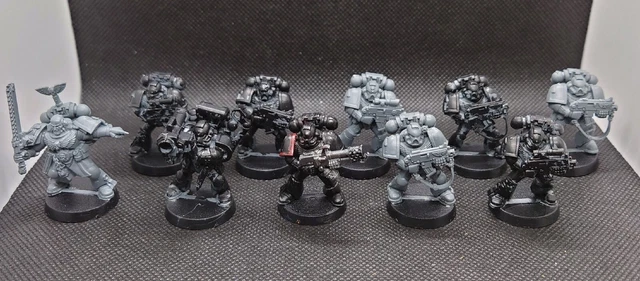 Warhammer 40k Space Marines Tactical Squad assault on blackreach