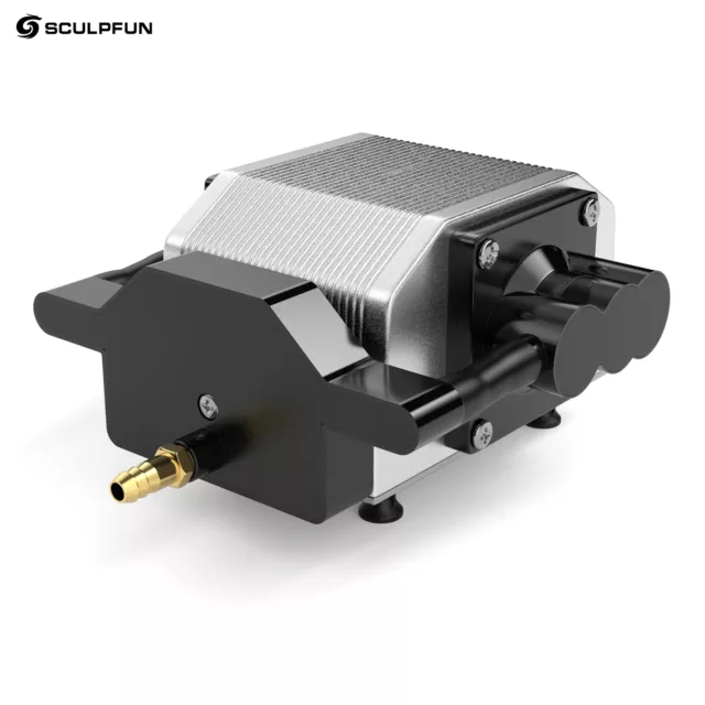 SCULPFUN 30L/Min   Assist Pump  Compressor for Engraving Machine T8I8