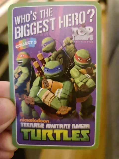 Teenage Mutant Ninja Turtles Top Trumps Single Cards