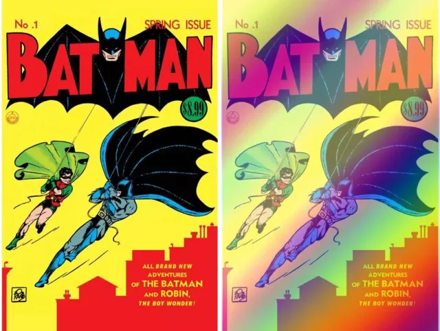 BATMAN #1 (REGULAR/FOIL FACSIMILE EDITION SET)(2023) ~ DC Comics