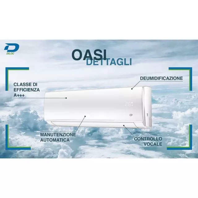 Climatisation DILOC Convertisseur 24000BTU Oasis La Wifi Intégré