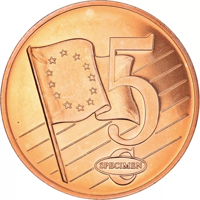 [#385663] Bulgarien, Fantasy euro patterns, 5 Euro Cent, 2003, UNZ+, Kupfer 2