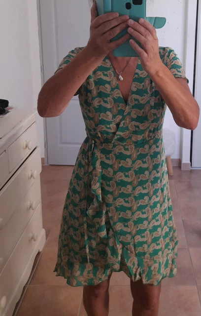 Robe AN'GE Noire Taille 1 (36/38) - Quasi Neuve - Occasion Très Bon État