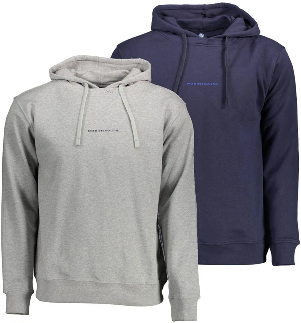 NORTH SAILS Felpa Uomo Con Cappuccio - HOODIE Con Logo in Cotone Organico
