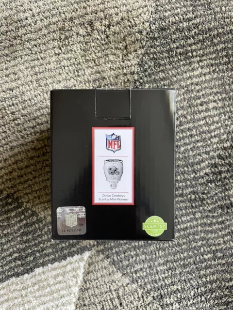 Mini calentador retirado Scentsy NFL Dallas Cowboys nuevo en caja