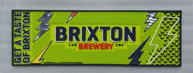 Brixton Brewery Cerveza Almacén Goma Bar Runner - Home Bar - Pub