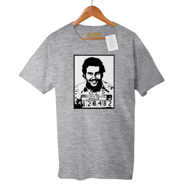 Pablo Escobar Mugshot Come Worn By Conor Mcgregor Narco UFC Notorious T-Shirt